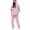 Pink, variant on sususu Airport Outfits for Women 2025,Fall Sets Women's Casual Hooded Tracksuit Set Printed Lettering Drawstring Jogger Pants Comfortable Athletic Wear Outfit For Daily Life - Black