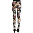 thumbnail image 4 of Wrapables® Women’s Ultra-Soft and Stretchy Printed Leggings for Activewear and Workout, Skulls, 4 of 4