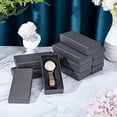 thumbnail image 3 of 10 Pcs Single Watch Box 5.7x2.6x1.2 Gray Watch Cardboard Box Watches Holder With Sponge Rectangular, 3 of 9