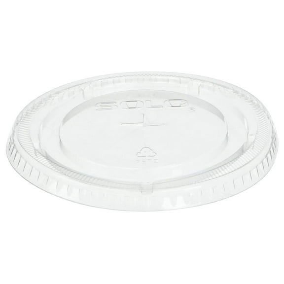 Cup Company 626TSCT PETE Flat Straw-Slot Cold Cup Lids, Fits 16-24oz, 100 per pack (Case of 10 Packs)