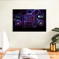thumbnail image 3 of Elephant Stock Dj Audio Controller Wall Art - Horizontal Canvas Wall Art - Living Room Wall Decor - Music Canvas - Black And Blue Decor - 12" x 8", 3 of 8