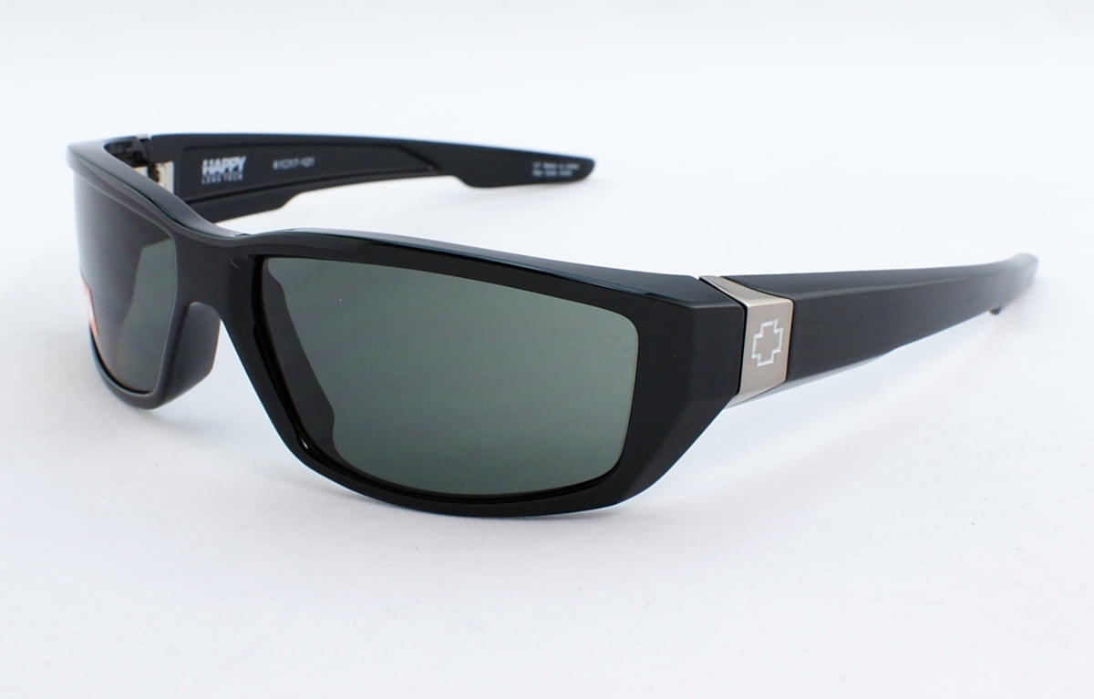 Spy Optic Logan 670939038863 Wrap Sunglasses, 60 mm Black/Happy 
