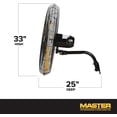 thumbnail image 2 of Master MAC-30WOSC 120V Variable Speed 30 in. Corded Oscillating Wall Mount Fan, 2 of 6