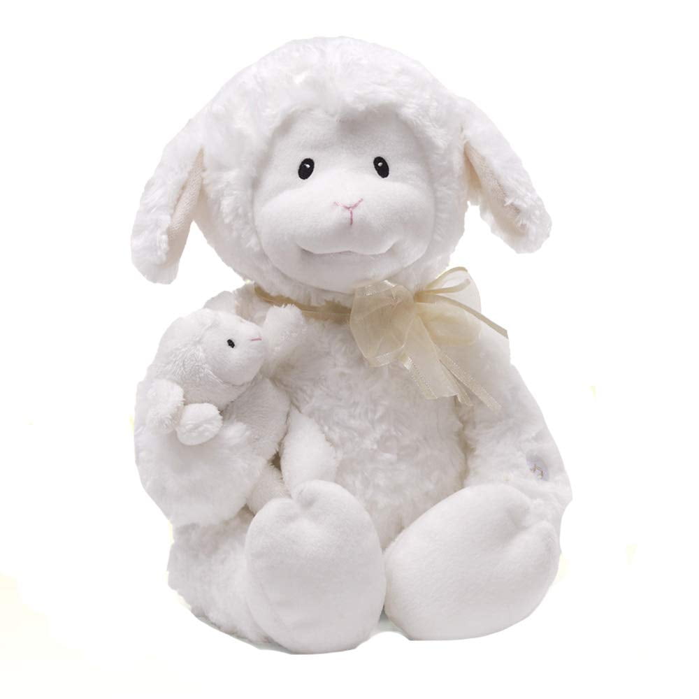 GUND Nursery Rhyme Time Lamb Animated Stuffed Animal Plush, White, 10 ...