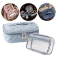 thumbnail image 5 of Wovilon Velvet Portable Large Capacity Portable Wash Bag Classical European Small Perfume Travel Storage Bag, 5 of 6