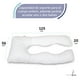 thumbnail image 5 of Almohada Para Embarazo Y Lactancia Premium Tela Extra Suave Memory Foam Almohada de Embarazo, 5 of 8