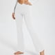 thumbnail image 3 of Leggings acampanados para mujer, pantalones de yoga - Tejido elástico en 4 direcciones con bolsillos laterales - Cintura en forma de V para fitness/ropa informal, 3 of 8