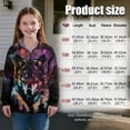 thumbnail image 7 of Uorisanigo Galaxy Wolf Girls Half Zip Sweatshirt Oversized Long Sleeve Pullover Tops Fall Fashion Outfits Clothes Athletic Sweatshirts Pullover Jacket for Sports and Daily Wear, 7 of 7