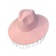 thumbnail image 1 of Sombrero de vaquero Salvador de fieltro occidental rosado, 1 of 6