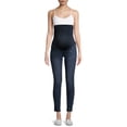 thumbnail image 4 of Time and Tru Women’s Maternity Skinny Jeans with Full Panel and 5 Pockets, 4 of 6