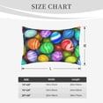 thumbnail image 6 of Balery Colorful Easter Eggs1 Bedding Queen Pillow Cases - Envelope Closure - Soft Brushed Microfiber Fabric - Shrinkage and Fade Resistant Pillow Cases-20"x30", 6 of 9