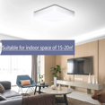Ouyulong 36W 9 Inch LED Ceiling Light 4000K Flush Mount Lighting Lamp Fixture for Bathroom Kitchen, Bulbs Included, Natural White