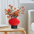 thumbnail image 2 of ZPAQI Lantern Flower Pot Desktop Container for Red Berries Holly Plant New Year Decor, 2 of 15