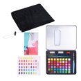 thumbnail image 1 of Juego de pigmentos de acuarela, caja de lata portátil de 48 colores brillantes, herramientas de pintura Solubles en agua de tapa dura, 1 of 5