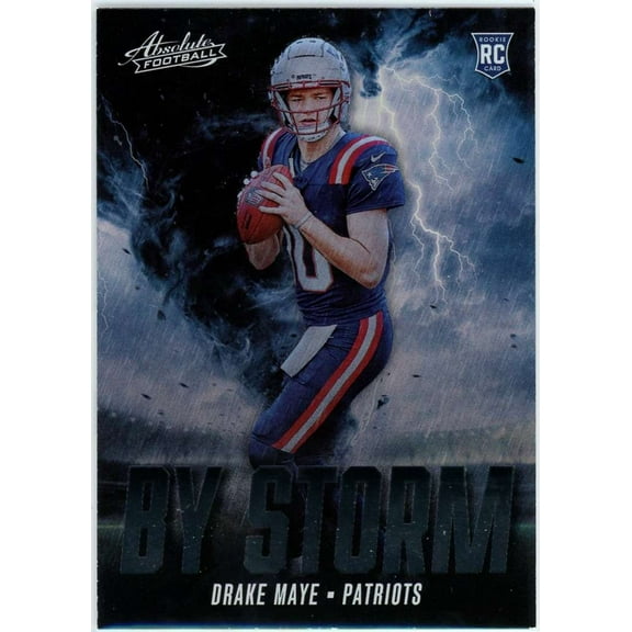 NFL 2024 Panini Absolute Football By Storm Drake Maye BS-DME (Rookie)
