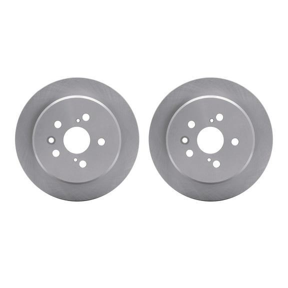 Dynamic Friction Company Rear Brake Rotors 6002-76038