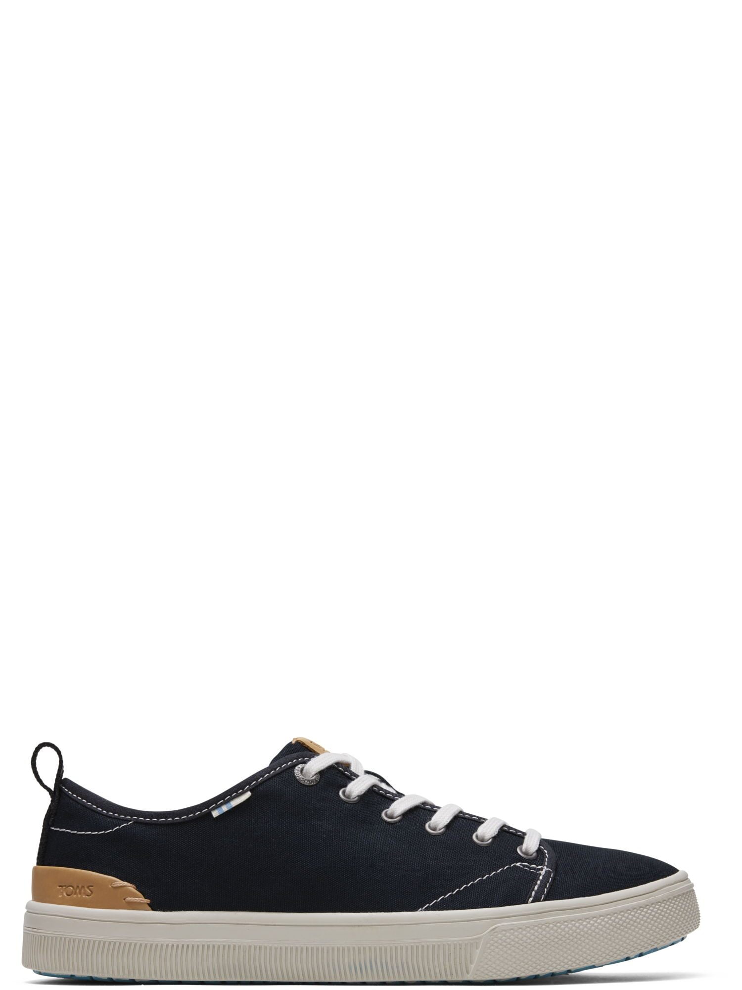 toms travel lite low canvas lace up sneaker