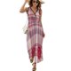 thumbnail image 1 of Geometric Grid Vestido Sin Mangas Vestidos Para Mujer, Vestido Suelto De Verano 2025, 1 of 5