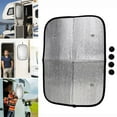 thumbnail image 1 of Allume 2Pcs RV Window Shade - 16" x 24" SunShield Reflective Door Window Cover for Trailer Camper Windows, 1 of 14