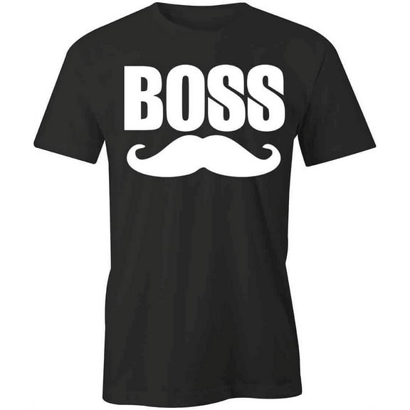 Boss T-Shirt | Cool Quote Black Tee Gift