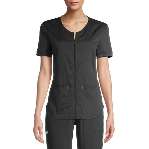 Scrubstar Scrubstar Premium Collection Women's Active Zippered VNeck