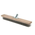 thumbnail image 2 of Colaxi Concrete Brush Handle Wire Brush Cleaning Metal Barbecue Removing Rough Surface Removes Bristle Wire Brush Kitchen Wire Brush 50cm with Adapter, 2 of 8