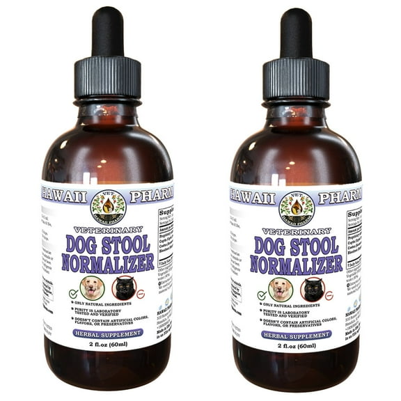 Dog Stool Normalizer, VETERINARY Natural Alcohol-FREE Liquid Extract, Pet Herbal Supplement 2x2 oz
