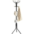 thumbnail image 2 of SONGMICS HOME Coat Rack Freestanding, Metal Coat Rack Stand with 12 Hooks and 3 Legs, Coat Tree, 2 of 7