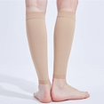 thumbnail image 3 of Pressure Level 2 Unisex Compression Socks 23-32MMHG Calf Socks Stress Relief Compression Stockings Khaki S, 3 of 6