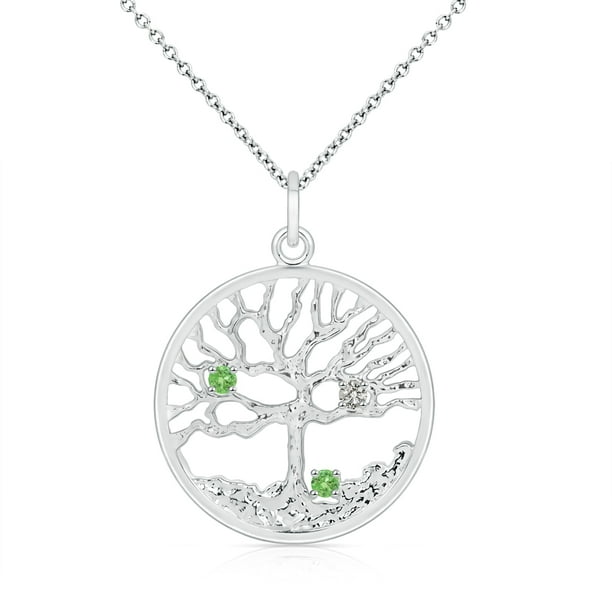 Angara Bond Of Love Tsavorite Diamond Family Tree Pendant For Mom 2 5mm Sp1549svd Wg A 5 Com - Family Tree Pendant White Gold Angara Bond Of Love Tsavorite Diamond Family Tree Pendant For Mom 2 5mm Sp1549svd Wg A 5 Com - Family Tree Pendant White Gold