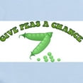 thumbnail image 2 of CafePress - Give Peas A Chance Infant Bodysuit - Baby Light Bodysuit, Size Newborn - 24 Months, 2 of 4