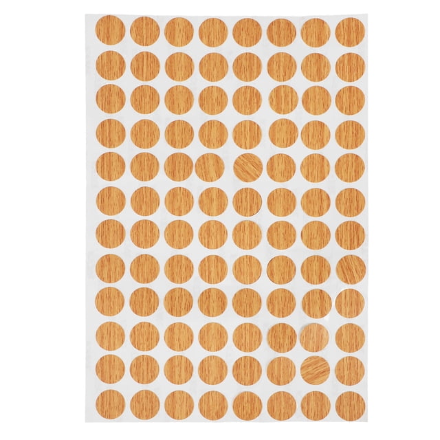 EeaseMX 96 tapas impermeables para agujeros de tornillos, antideslizantes, de 15 mm, pegatinas decorativas (001)