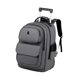thumbnail image 1 of Mochila para portátil con ruedas, bolso de mano de negocios para acampar durante la noche Gris, 1 of 9
