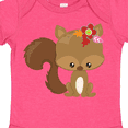 thumbnail image 4 of Inktastic Spring Animals, Cute Squirrel, Colorful Flowers Boys or Girls Baby Bodysuit, 4 of 5