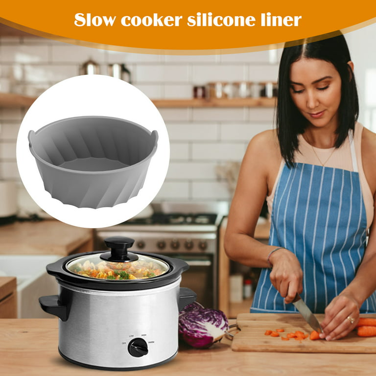 Slicone Crockpot Liner, Crock Pot Liners Reusable Slow Cooker