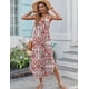 thumbnail image 3 of Vestido de verano Zeagoo 2025 Vacation Casual Boho Maxi Pink M para mujer, 3 of 6