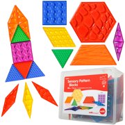 edxeducation Translucent Sensory Pattern Blocks