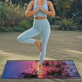 thumbnail image 5 of XYZCANDO Car Seat Towel Cover Keep Seats Clean Seat Cover Towel for Workout Gym Hiking, Car Seat Cover Towel Sweatproof, Sunset with Palm Trees Print, 5 of 11