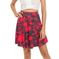 thumbnail image 2 of Women's Skirts Classic Daily Elegant Casual Mini Skirt Elastic Waist Skirt, 2 of 6