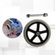 thumbnail image 5 of Ruedas Delanteras de Silla de Ruedas Sunnimix Reemplazo de silla de ruedas, 5 of 8