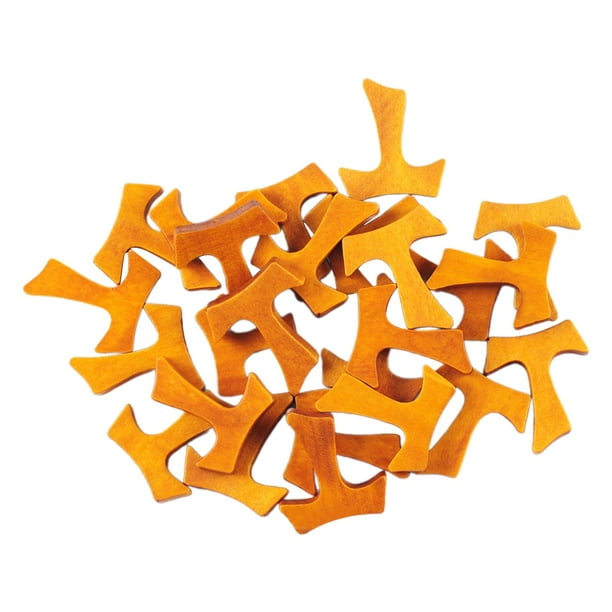 30 Uds. de dijes de cruz de madera, adorno pequeño, colgantes de cruz de madera, colgantes para colgar, collar, pulsera, llavero de recuerdo de fiesta