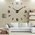thumbnail image 1 of Large DIY Wall Clock Modern 3D Wall Clock with Mirror Numbers Stickers for Home Office Decoration, 1 of 4