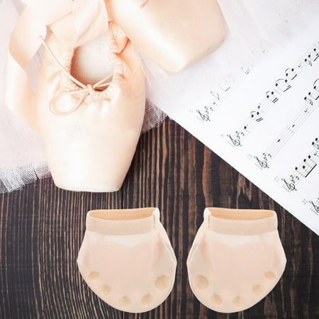 Worgeous 1 Pair Non-Slip Shoes Half Sole Ballet Dance Socks Breathable Mesh Comfortable And Protective Foot Thong For And Practice