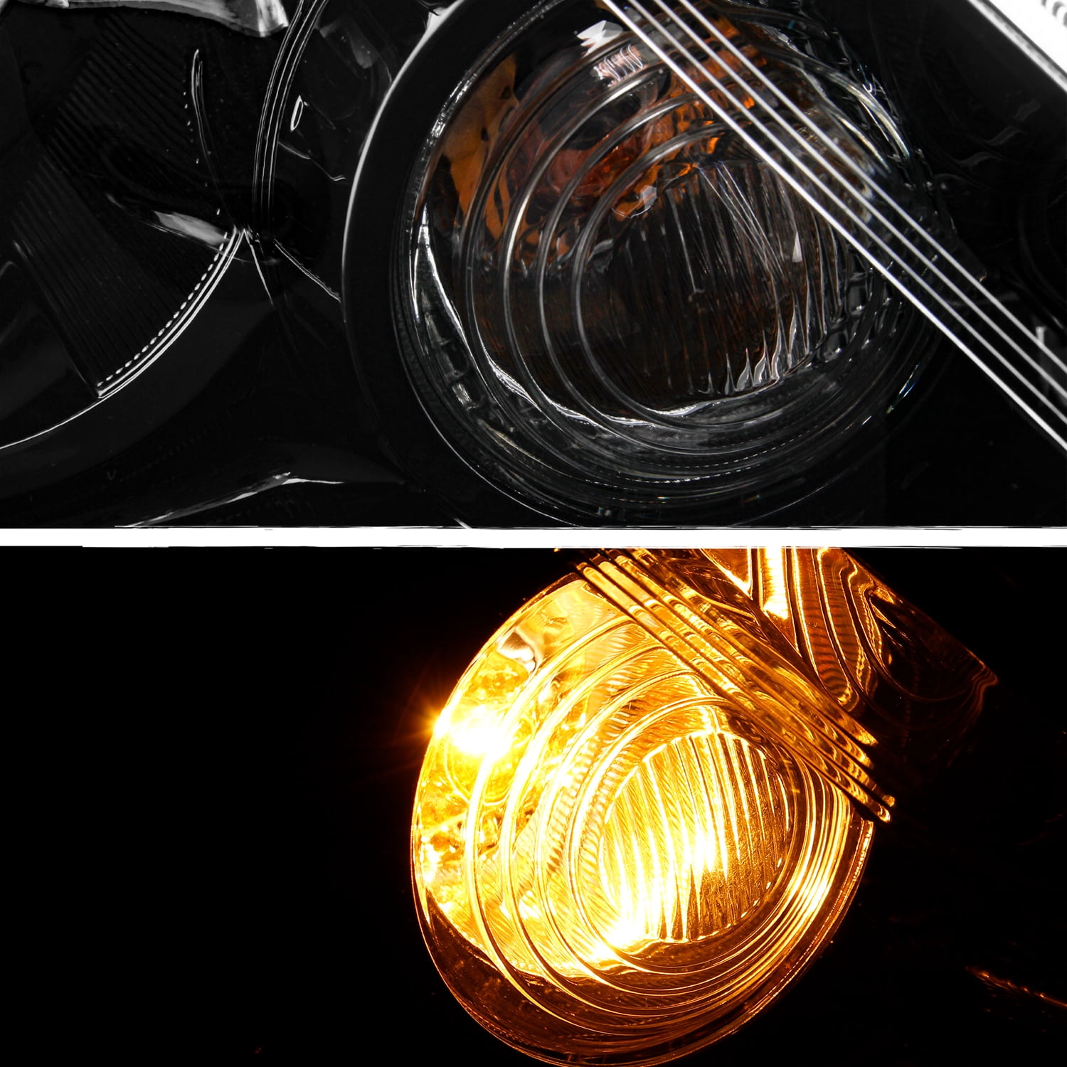 AKKON - Fit 210-2015 Infiniti G37/G25/Q40 Sedan 4-Door [HID/Xenon Type] Projector Black Headlights Driver + Passenger