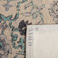 thumbnail image 6 of SAFAVIEH Classic Vintage Dimitri Floral Bordered Polyester Runner Rug, Grey/Turquoise, 2'3" x 8', 6 of 9