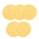 thumbnail image 1 of Ofertas Únicas 5 Pcs Esponja Facial Comprimida Ligera Redonda Puff de Limpieza Reutilizable Amarillo, 1 of 5