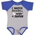 thumbnail image 3 of Inktastic I Watch Baseball with My Pawpaw Boys Baby Bodysuit, 3 of 5