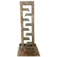 thumbnail image 1 of Sunnydaze 49"H Electric Natural Stacked Slate Column Outdoor Water Fountain, 1 of 8