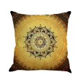 thumbnail image 3 of SZTXJ Pillow Case, Set of 6 Cotton and Linen Printed Indian Hippie Bohemian Colorful Mandala Flower Square Cushion Cover for Bed Car Home Sofa 45 x 45, 3 of 5