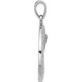 thumbnail image 2 of Sterling Silver Rh-Plated Polished Palm Tree With Crescent Moon Pendant (Width 25.25) (Length 35) - Jbsp, 2 of 5